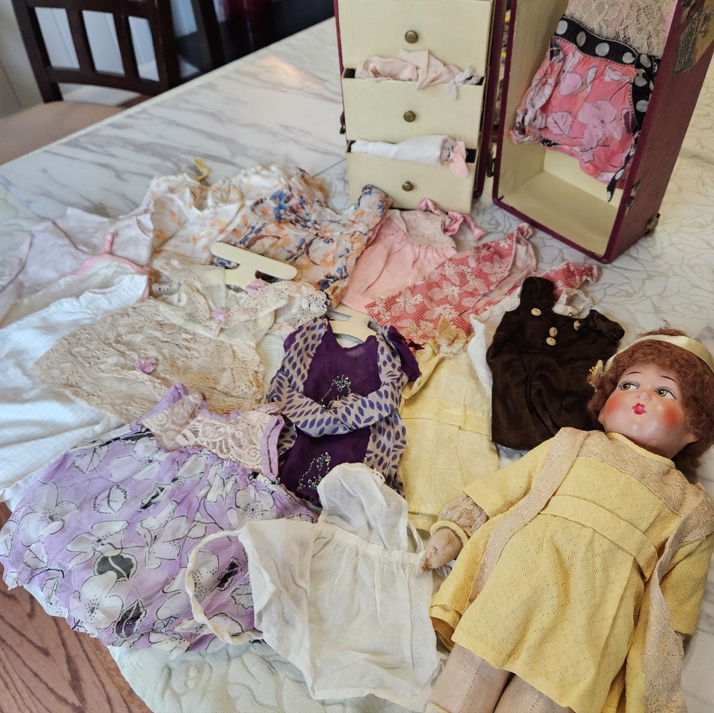 Antique Doll From The 1920s.